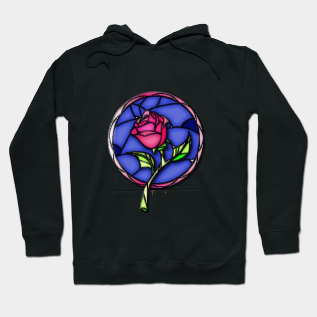 Enchanted Rose Hoodie by G9Design